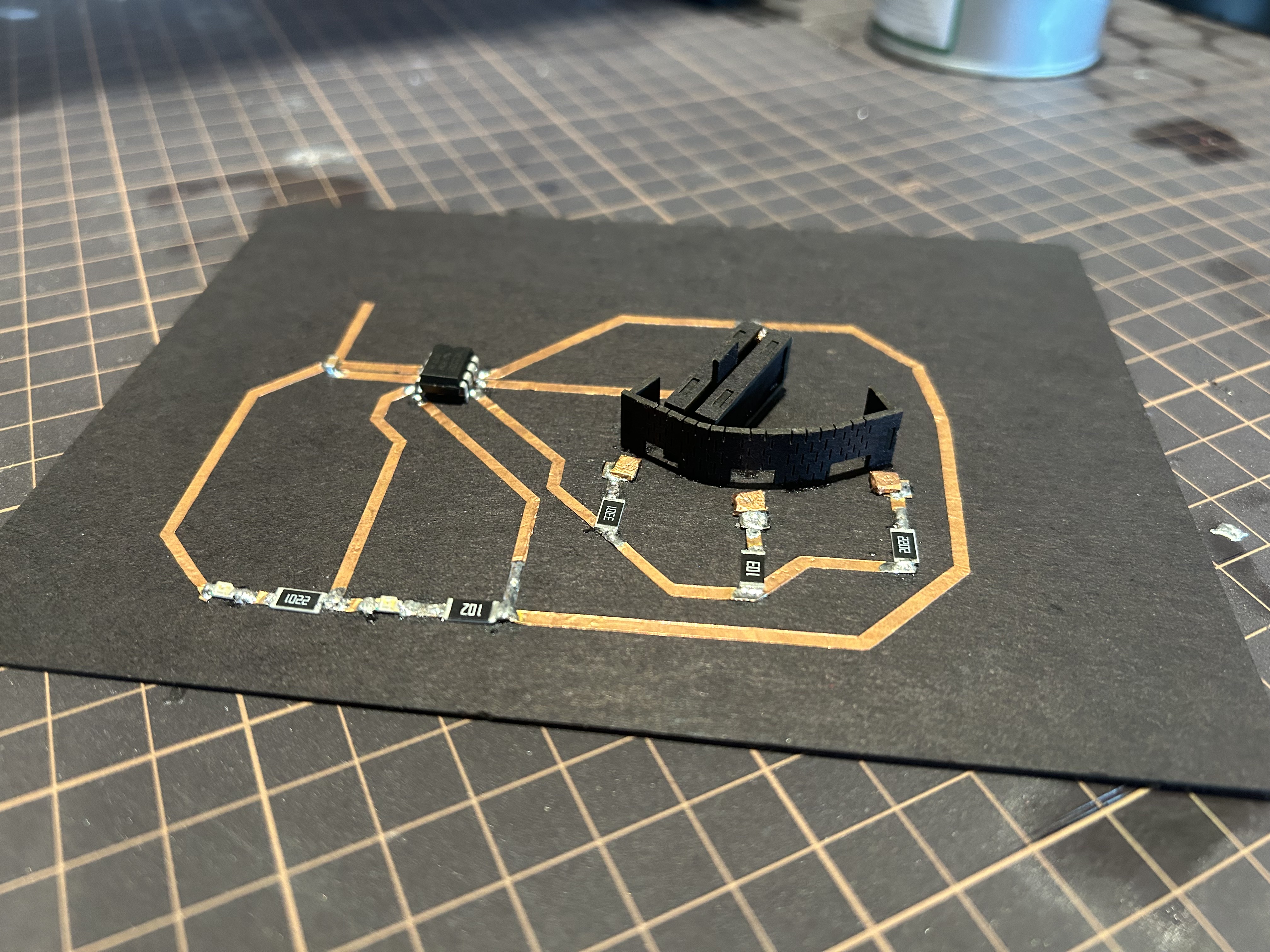 NE555 Light Jockey Working Board